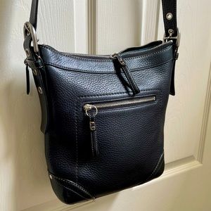 Coach vintage pebbled leather shoulder bag